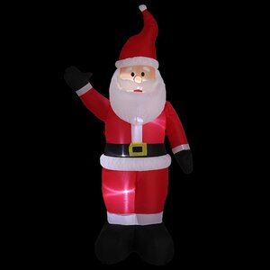Надувная фигура Санта - Christmas is coming 183 см с LED подсветкой, IP44 Edelman фото 2
