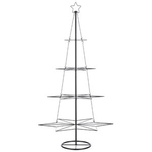 Декоративная елка из металла Starfall 130 см, черная Edelman фото 1