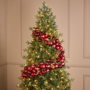 Гирлянда из елочных шаров Гранатовая Нить - Winter Gems 180*17 см, пластик Winter Deco фото 2