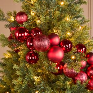Гирлянда из елочных шаров Гранатовая Нить - Winter Gems 180*17 см, пластик Winter Deco фото 3
