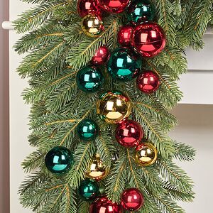 Гирлянда из елочных шаров Волшебные Самоцветы - Winter Gems 180*14 см, пластик Winter Deco фото 7