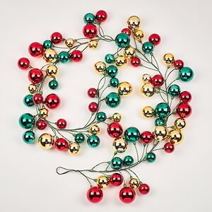 Гирлянда из елочных шаров Волшебные Самоцветы - Winter Gems 180*14 см, пластик Winter Deco фото 4