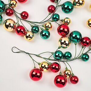 Гирлянда из елочных шаров Волшебные Самоцветы - Winter Gems 180*14 см, пластик Winter Deco фото 9