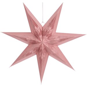 Подвесная звезда Рошато 60 см розовая Edelman фото 1