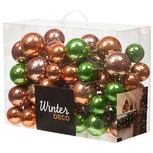 Гирлянда из елочных шаров Императорский Браслет - Winter Gems 180*17 см, пластик Winter Deco фото 11