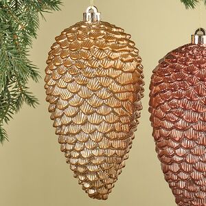 Елочная игрушка Шишка - Baston Royale 24*14 см, 2 шт, пластик Winter Deco фото 4