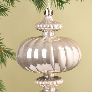 Елочная игрушка Сосулька Petrice 29 см перламутр, пластик Winter Deco фото 2