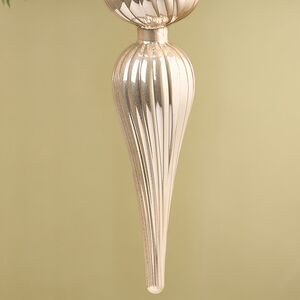 Елочная игрушка Сосулька Petrice 29 см перламутр, пластик Winter Deco фото 4