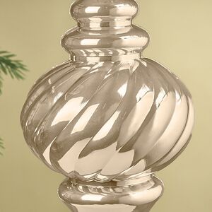 Елочная игрушка Petrice 24 см перламутр, пластик Winter Deco фото 3