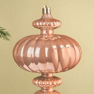 Елочная игрушка Сосулька Petrice 29 см розовое золото, пластик Winter Deco фото 2