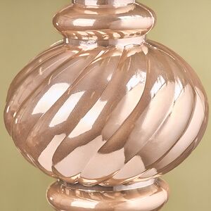 Елочная игрушка Petrice 24 см розовое золото, пластик Winter Deco фото 3