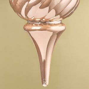 Елочная игрушка Petrice 24 см розовое золото, пластик Winter Deco фото 4