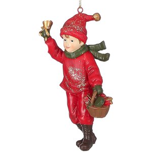 Елочная игрушка Мальчик Рунаэль - Канун Зимних Праздников 12 см, подвеска Edelman фото 1