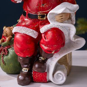 Новогодняя фигурка Санта Клаус со списком 18 см Edelman фото 6