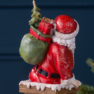 Новогодняя фигурка Санта Клаус на крыше 21 см Edelman фото 6