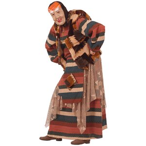 Карнавальный костюм для взрослых Баба Яга лесная, 46 размер Батик фото 1