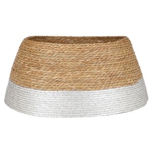 Плетеная корзина для елки Bruno 58*26 см серебряная Edelman фото 1
