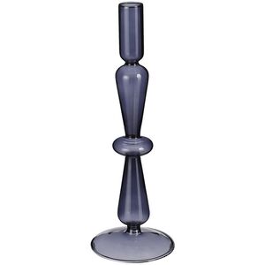 Стеклянный подсвечник Megan 26 см синий Edelman фото 3