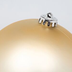 Пластиковый шар Sonder 15 см шампань матовый Winter Deco фото 2