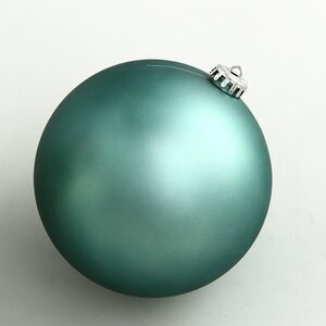 Пластиковый шар Sonder 15 см сине-зеленый матовый Winter Deco фото 1