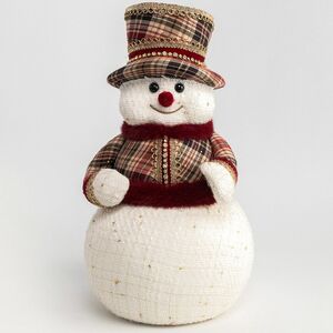 Новогодняя фигура Снеговик Bebington 38 см Winter Deco фото 8
