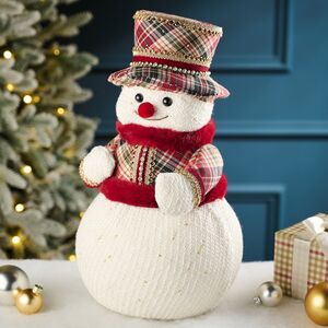 Новогодняя фигура Снеговик Bebington 38 см Winter Deco фото 3