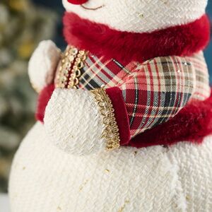 Новогодняя фигура Снеговик Bebington 38 см Winter Deco фото 4