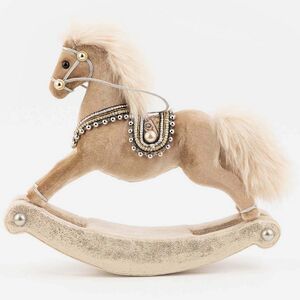 Декоративная фигурка Лошадка-качалка Селеста 29 см Winter Deco фото 7