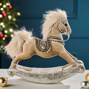 Декоративная фигурка Лошадка-качалка Селеста 29 см Winter Deco фото 5