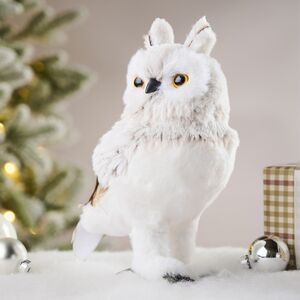 Декоративная фигура Сова Кармела - Nuoro Candela 23 см Winter Deco фото 3