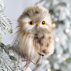 Елочная игрушка Сова Мирелла - Сказочный лес Эшдаун 12 см Winter Deco фото 1