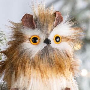 Елочная игрушка Сова Розелла - Волшебный лес Эшдаун 13 см Winter Deco фото 2