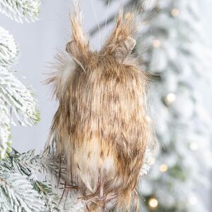 Елочная игрушка Сова Лорена - Bolsena Arbus 14 см Winter Deco фото 3