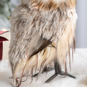 Декоративная фигура Сова Тереза - Villa Santina 23 см Winter Deco фото 4