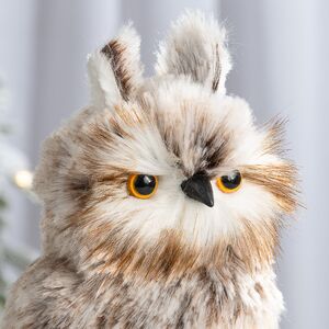 Декоративная фигура Сова Тереза - Villa Santina 23 см Winter Deco фото 2