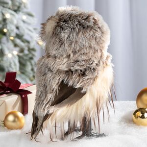 Декоративная фигура Сова Элисия - Долина Дхавии 20 см Winter Deco фото 3