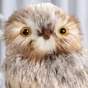 Декоративная фигура Сова Фиделиа - Forest Silvanesti 35 см Winter Deco фото 2