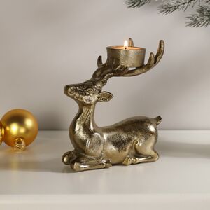 Декоративный подсвечник Олень Роллан 17 см Edelman фото 3