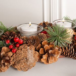 Подсвечник из шишек Лесная Романтика 54 см Edelman фото 4