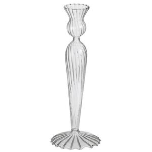 Стеклянный подсвечник Jayda Refinado 25 см прозрачный Edelman фото 7