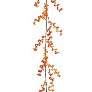 Декоративная гирлянда Berries Westerio 180 см оранжевая Edelman фото 1