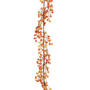 Декоративная гирлянда Berries Santiago 180 см оранжевая Edelman фото 1