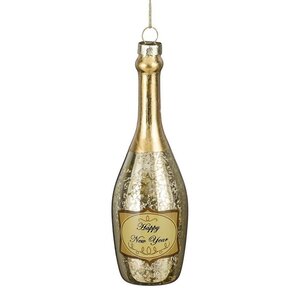 Стеклянная елочная игрушка Шампанское - Premier Cru 15 см, подвеска Edelman фото 1