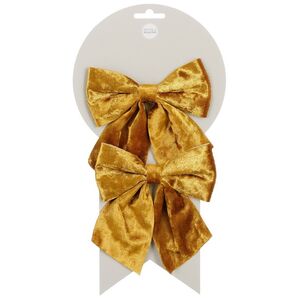 Бант для декора Mariko 13*12 см золотой, 2 шт Edelman фото 1