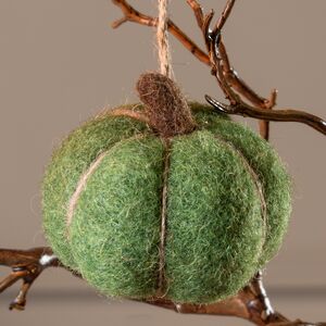 Набор елочных игрушек Тыковки 7 см, 4 шт, подвеска Edelman фото 4