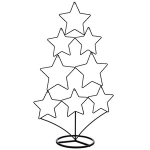 Декоративная елка из металла Stella Black 58 см Edelman фото 6