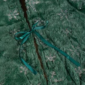 Юбка для елки Magic Snowfall 120 см зеленая Edelman фото 3