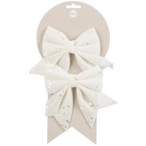 Бант для декора Feira 13*12 см белый, 2 шт Edelman фото 1