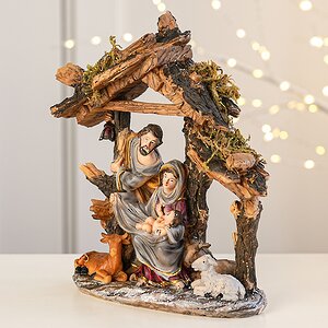 Рождественский вертеп Дева Мария убаюкивает младенца Иисуса 21 см Edelman фото 7