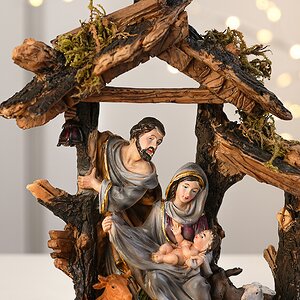 Рождественский вертеп Дева Мария убаюкивает младенца Иисуса 21 см Edelman фото 4